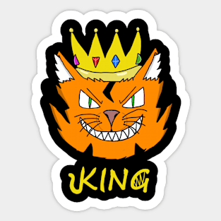 King cat! Sticker